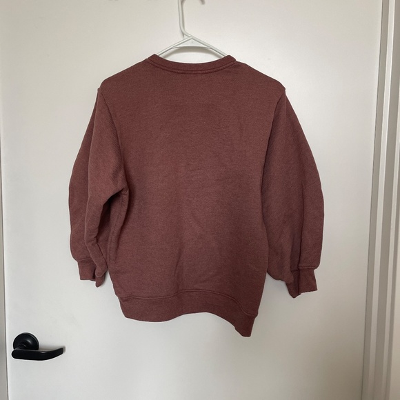 Agolde cropped sleeve crewneck - Picture 4 of 4